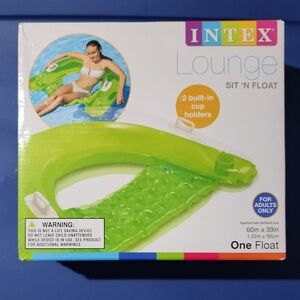 Adult Intex Lounge Green Pool Float